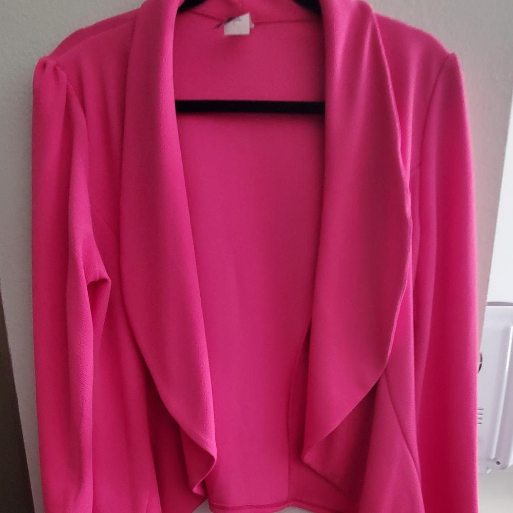 Pink blazer